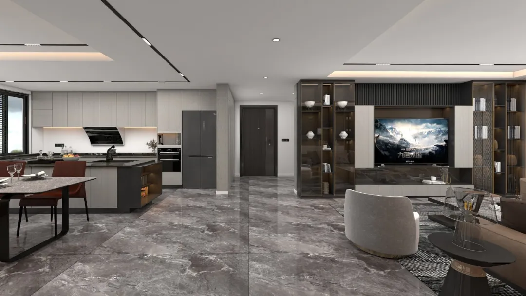 3房改两房的高级轻奢风,这位业主太会享受了...