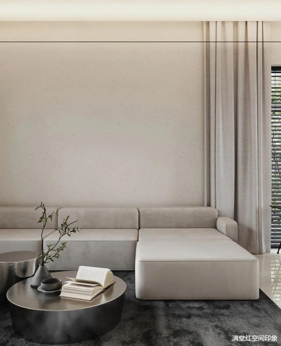 极简与精致的设计，凸显出宁静优雅的居住空间