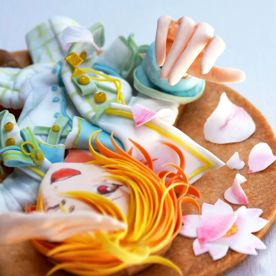 小姐姐|日本小姐姐做出3D动漫蛋糕,比手办还精致!根本舍不得下口