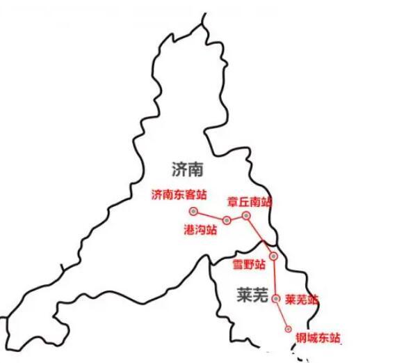 先生说生活事 山东在建一条高速铁路，长117.49千米，共设6站，就在济南境内