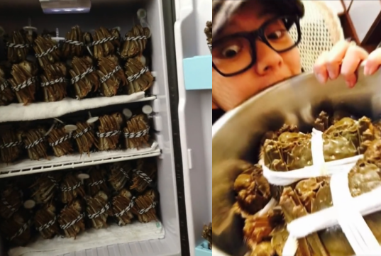 安以轩|41岁安以轩罕见炫富！螃蟹塞满整个大冰箱，因生娃哺乳3年没吃