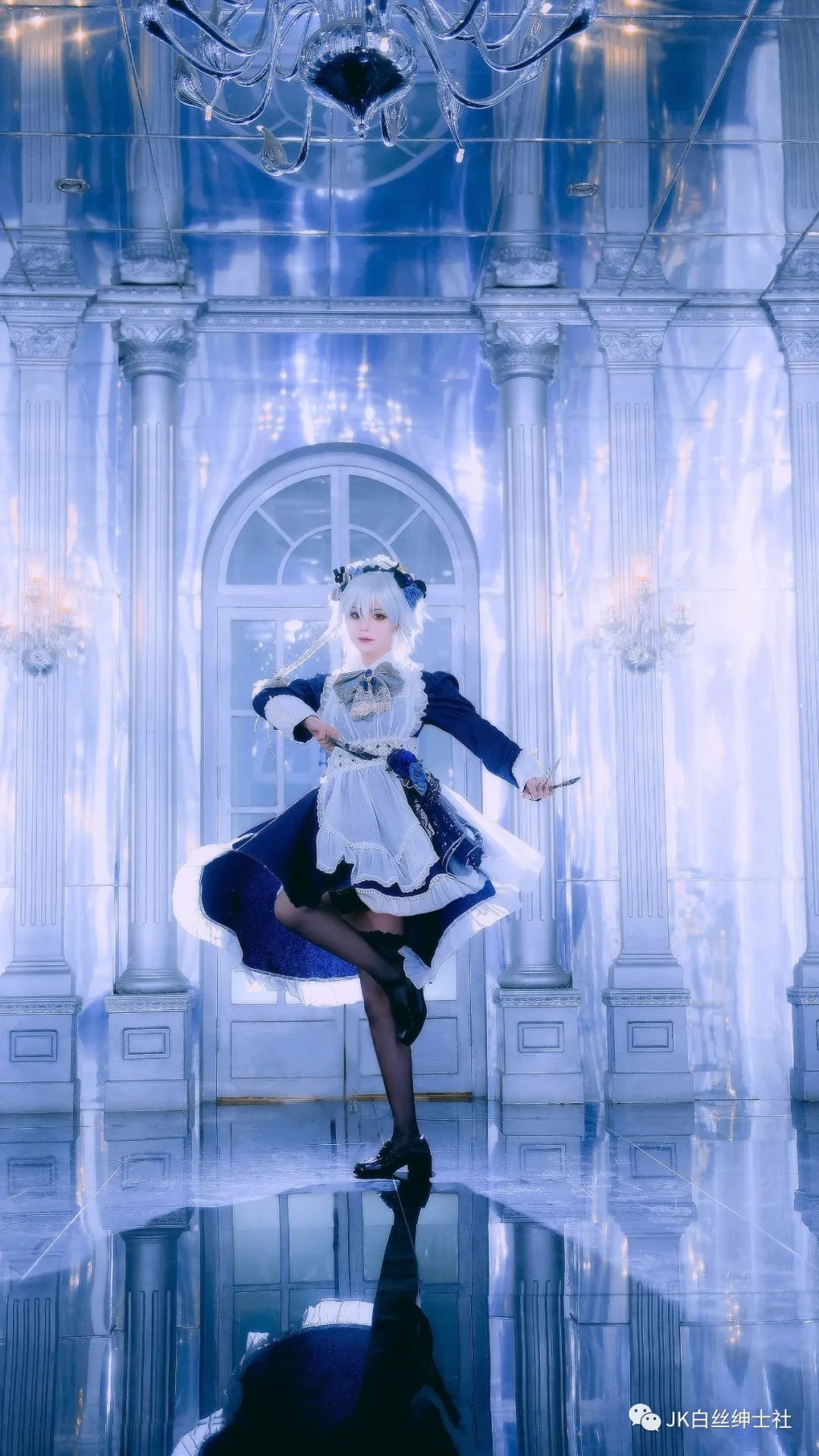 十六夜咲夜|cos：东方project十六夜咲夜cos正片@机智璃