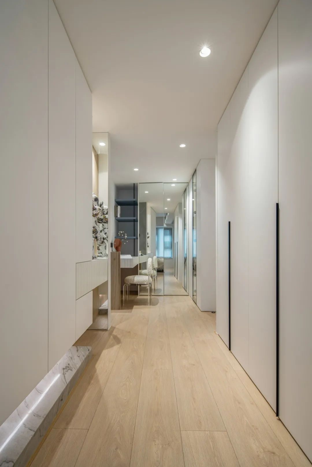 水泥墙、弧形设计：143m2摩登风，大概就是理想豪宅吧？