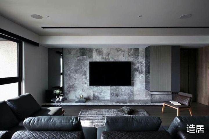 背景墙想要高级感，不是只有大理石才能实现哦！