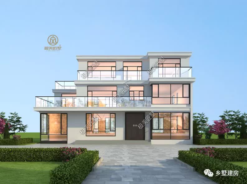 |回老家建房，简约大气的现代风格，符合年轻人审美