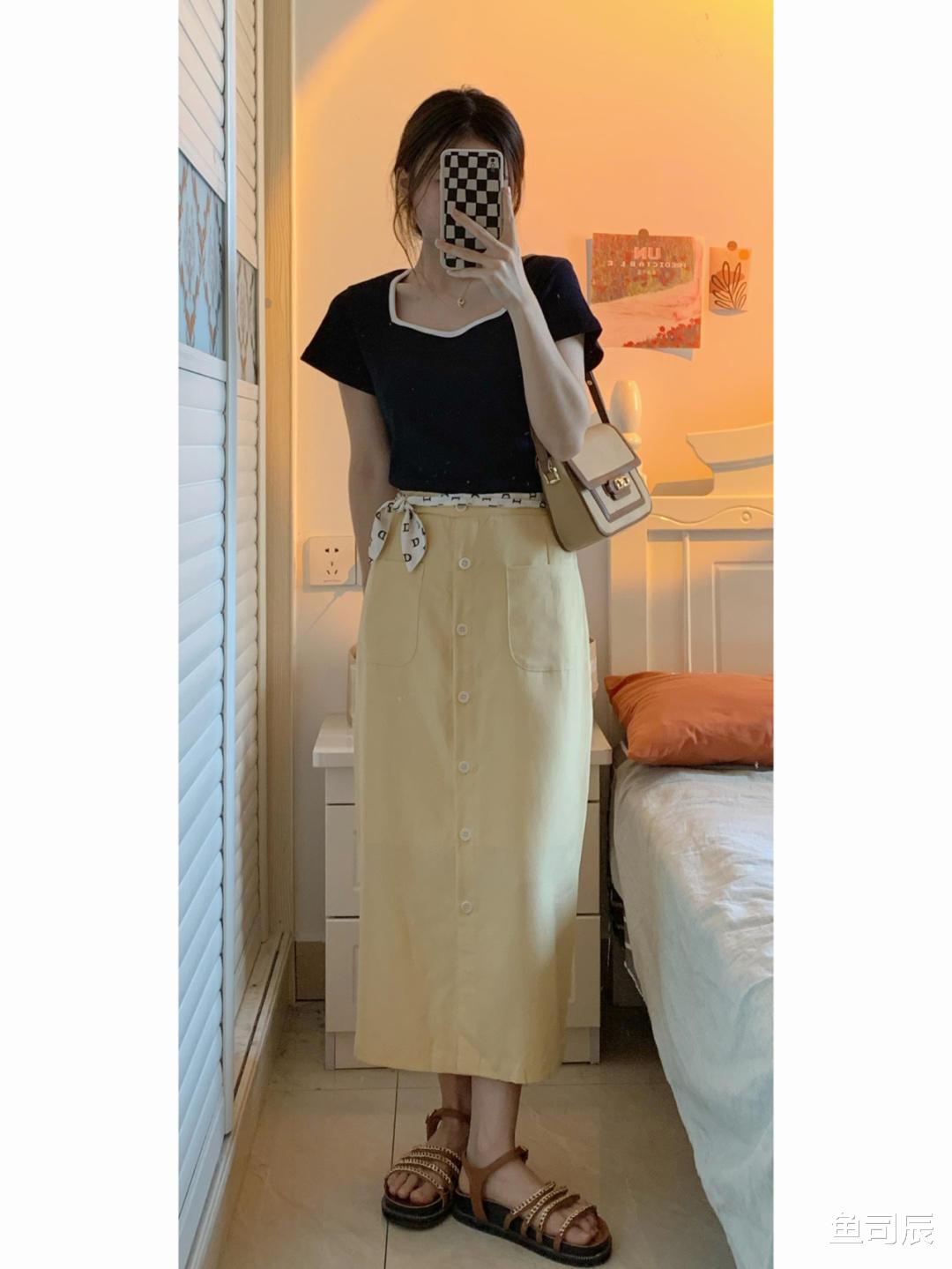 鱼司辰|韩系简约风穿搭分享,谁穿谁好看!小个子的福音来了