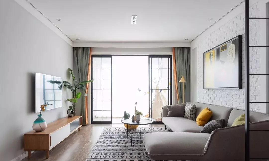 112㎡舒适北欧风格装修，小吧台颜值与实力并存！