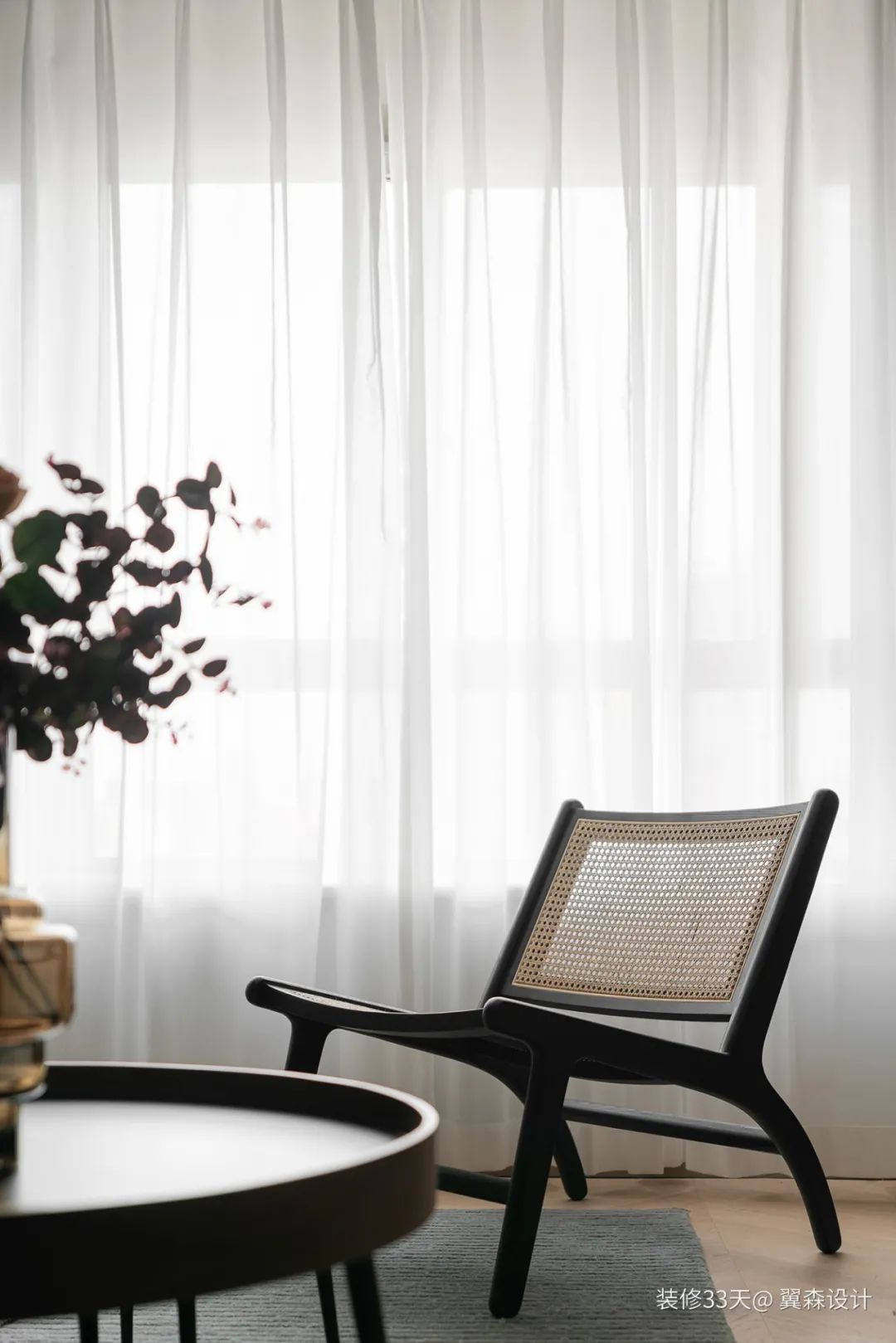 装修设计:110平复古色调混搭三室婚房