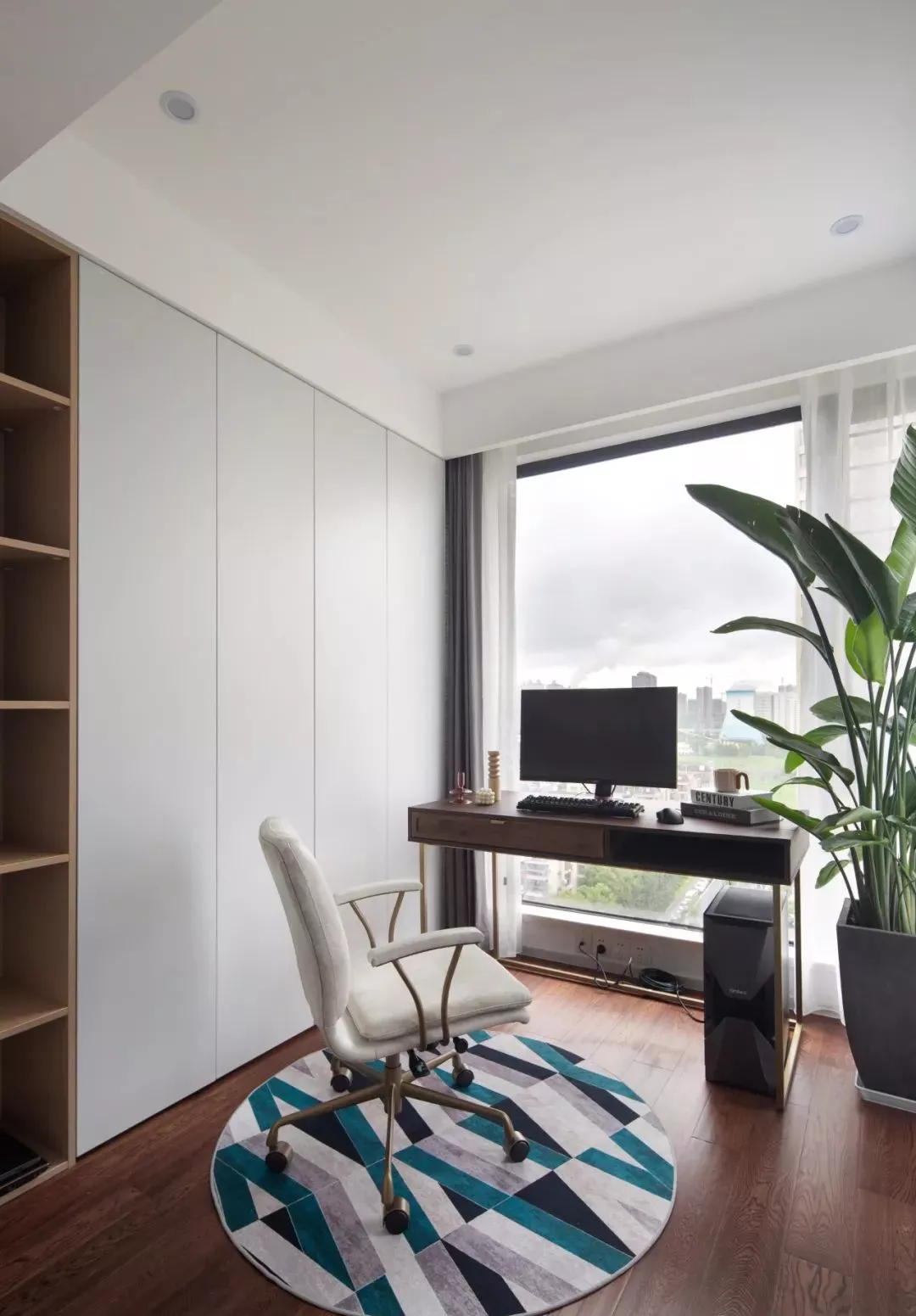 爆改110㎡精装房，以蓝色为主，打造灵动的空间