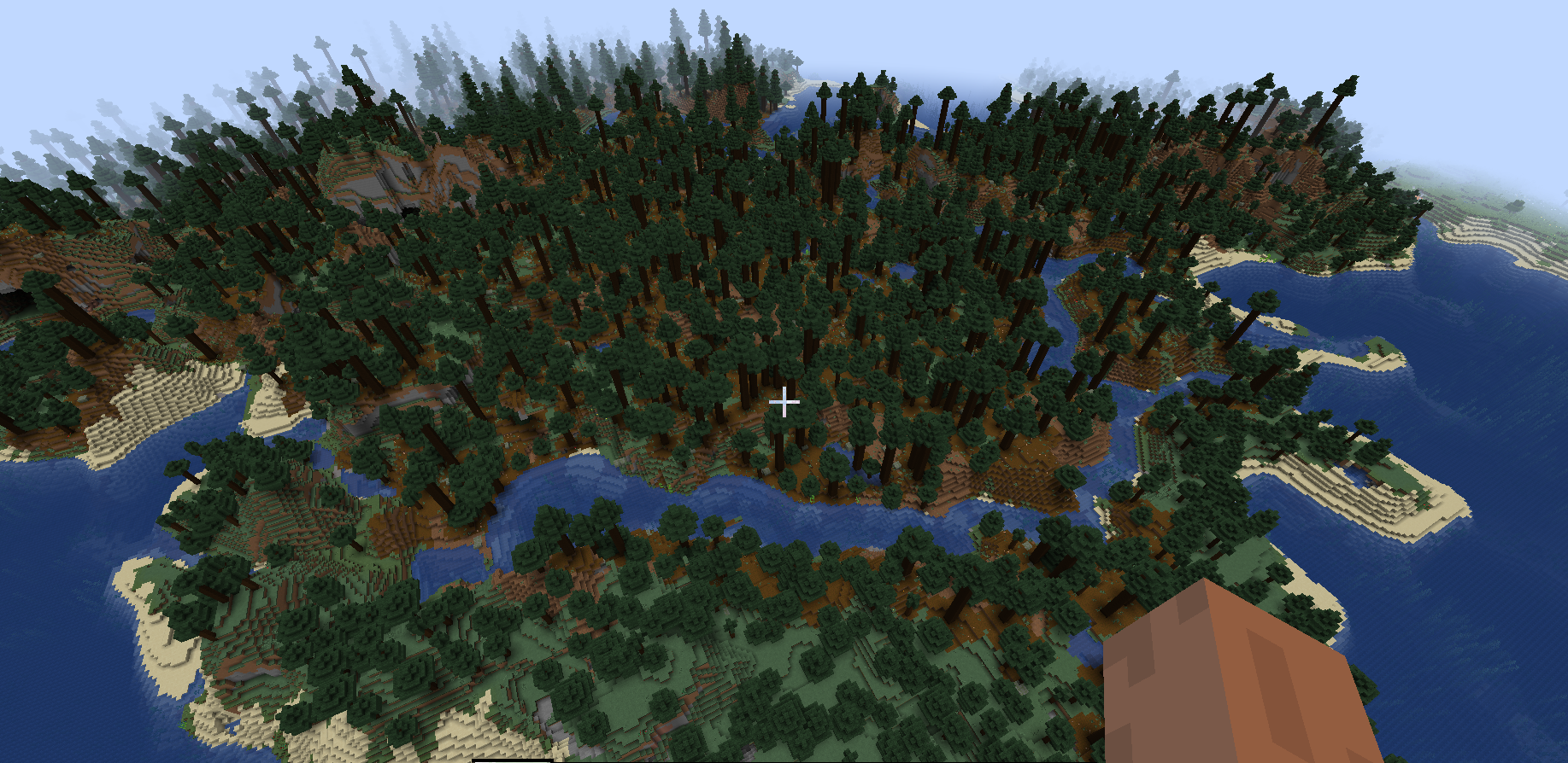  我的世界：拿“地球”当种子，测试了两次，非常符合主题