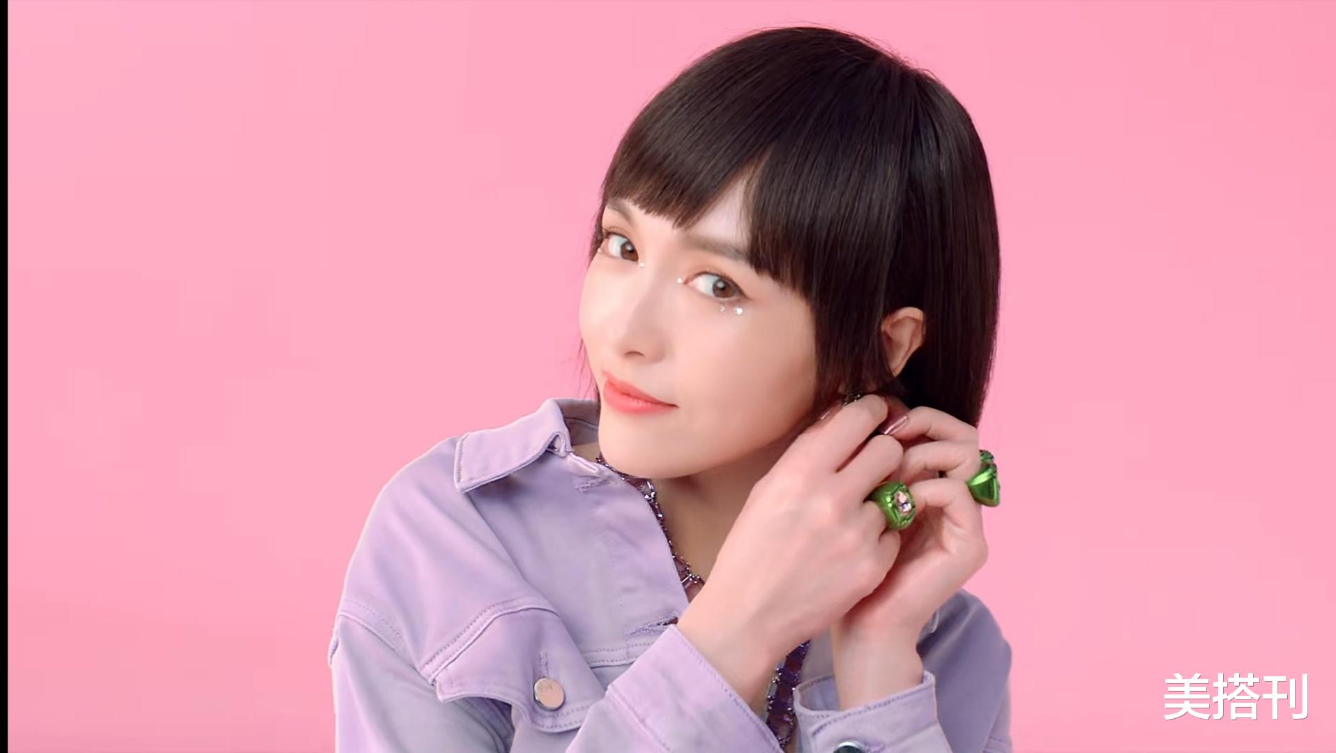 刘亦菲|唐嫣剪了短发更嫩了！新发型bobo头出镜梦回赵默笙，37看着不到27