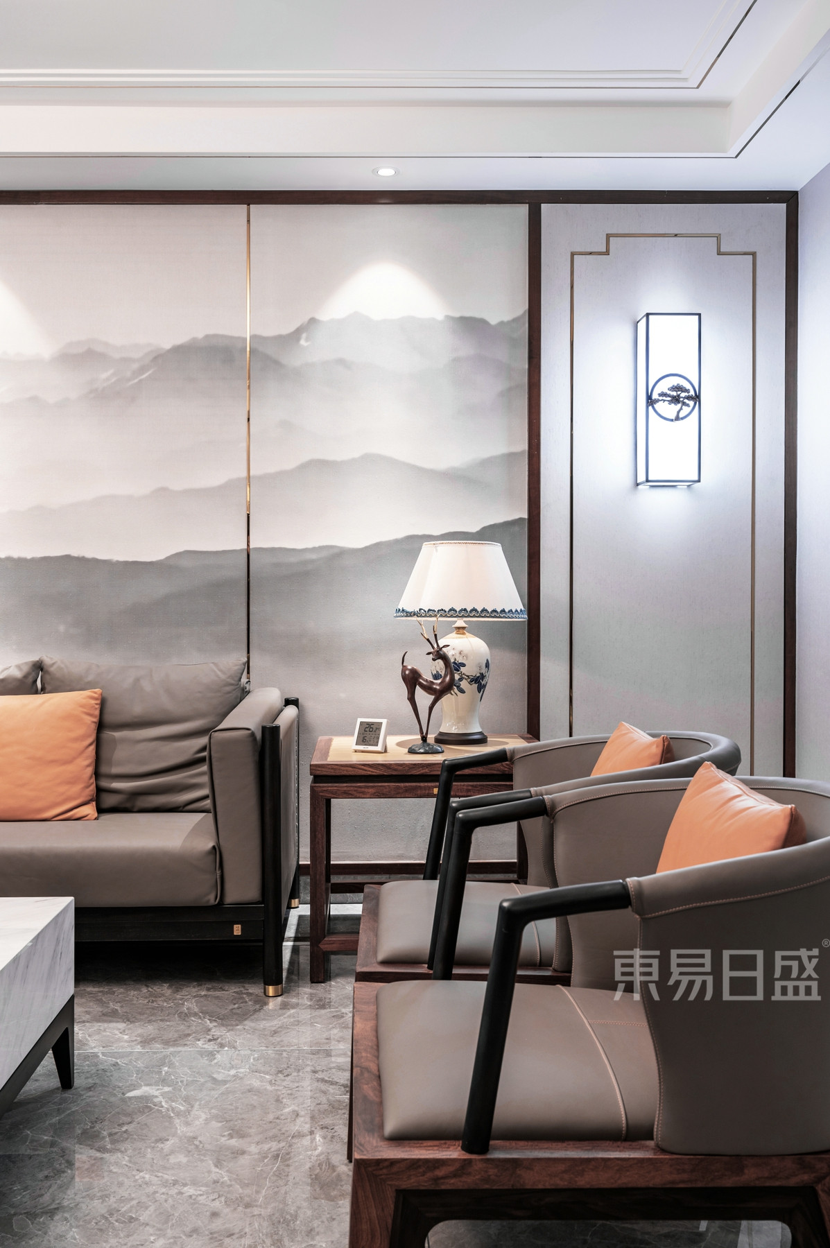 东易日盛石家庄|120㎡新中式，闲情雅致，有深度有品位