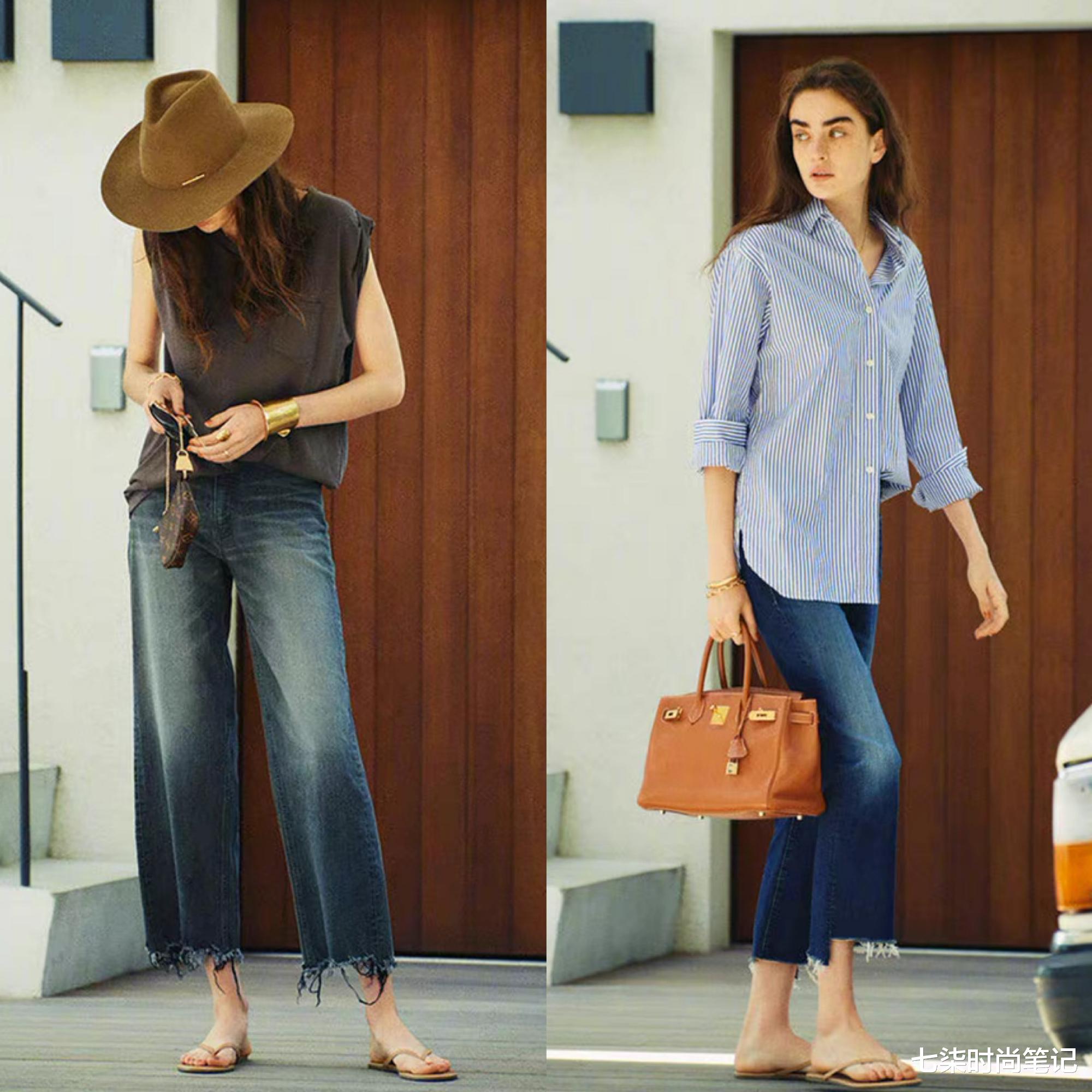 七柒时尚笔记|简简单单却又时髦好看，她的这些穿搭，可太招人喜欢了