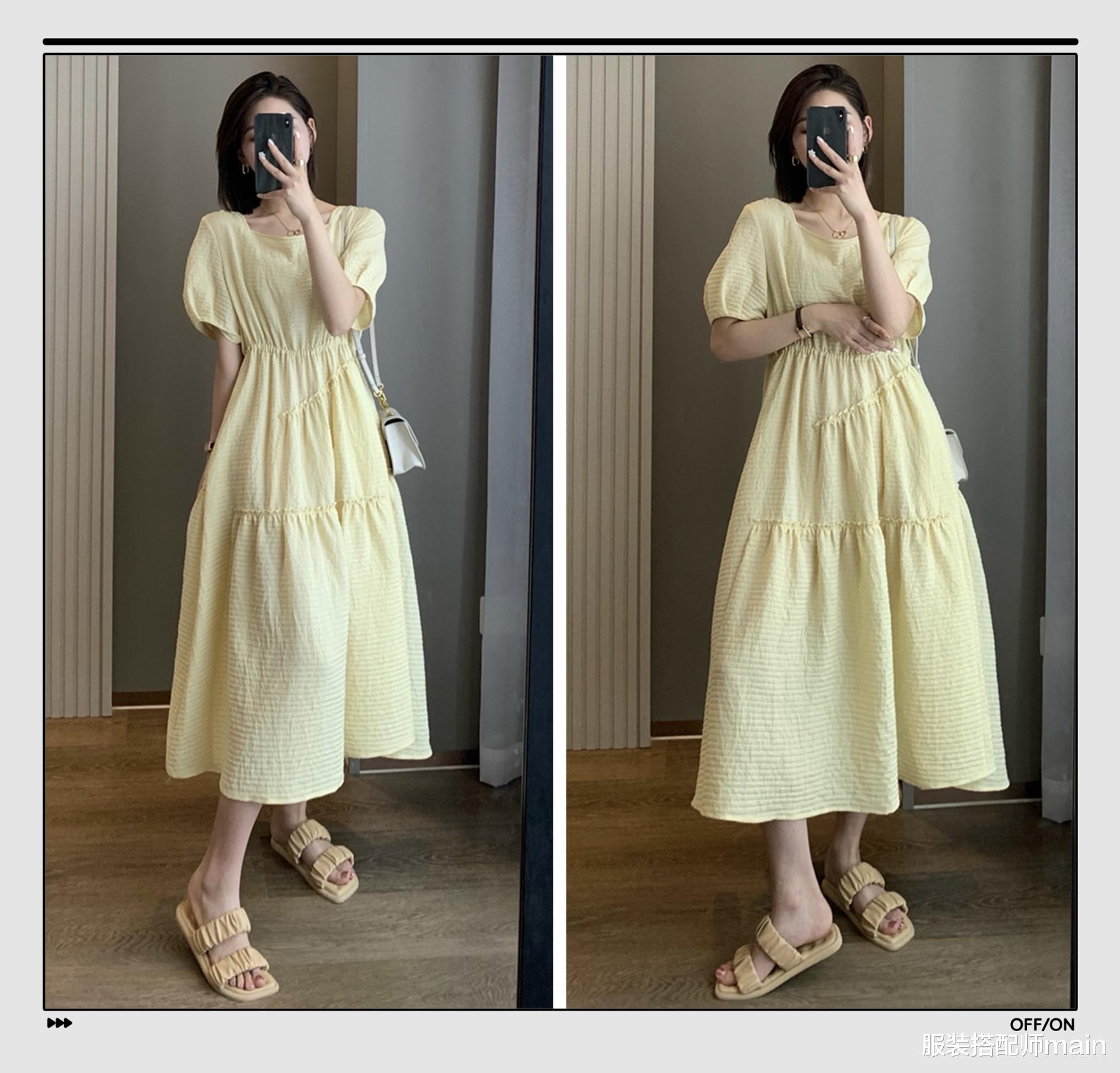 服装搭配师main|苹果型身材夏季怎么穿衣不显胖？这4个穿搭示范赶紧get起来