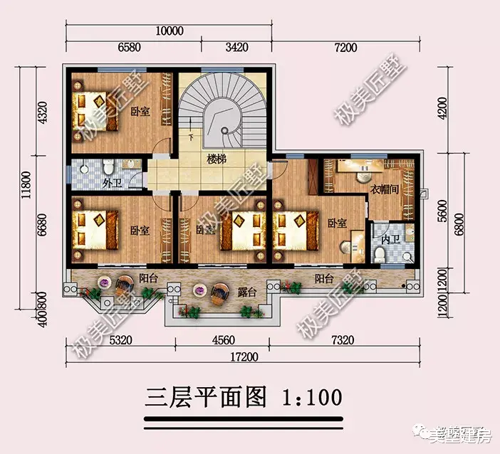 超级豪华的三层别墅,农村建一栋,全村人都羡慕!