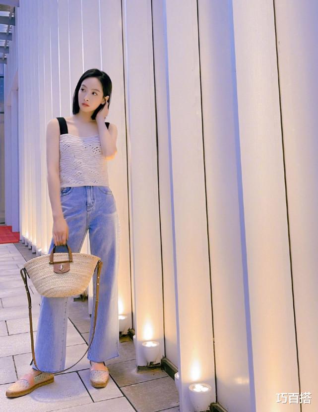 巧百搭|宋茜美得太气质！私服造型简单干净，快来get起来