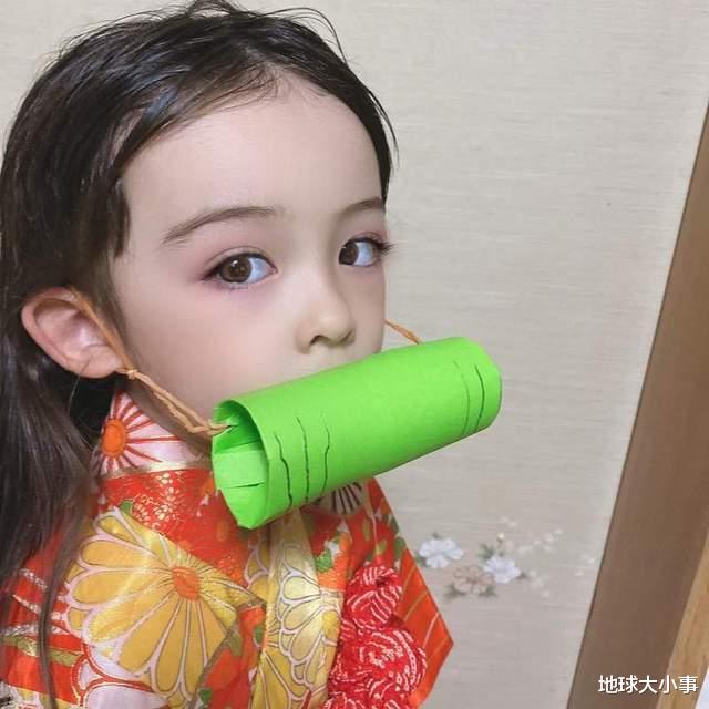 祢豆子|5岁就颜值拔群！小萝莉神还原《鬼灭》祢豆子，超天然大眼萌翻