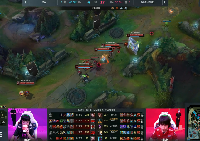 打野|WE完成一串三！成功战胜RA晋级四强！管门预测成为了超人！