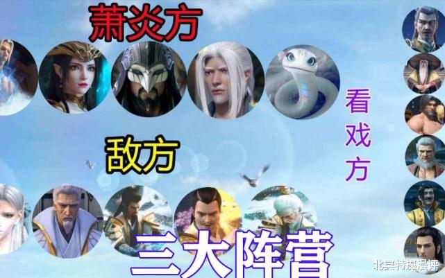 萧炎|斗破苍穹：三年之约阵容公开，萧炎方两斗宗加三斗皇，云岚宗哭了