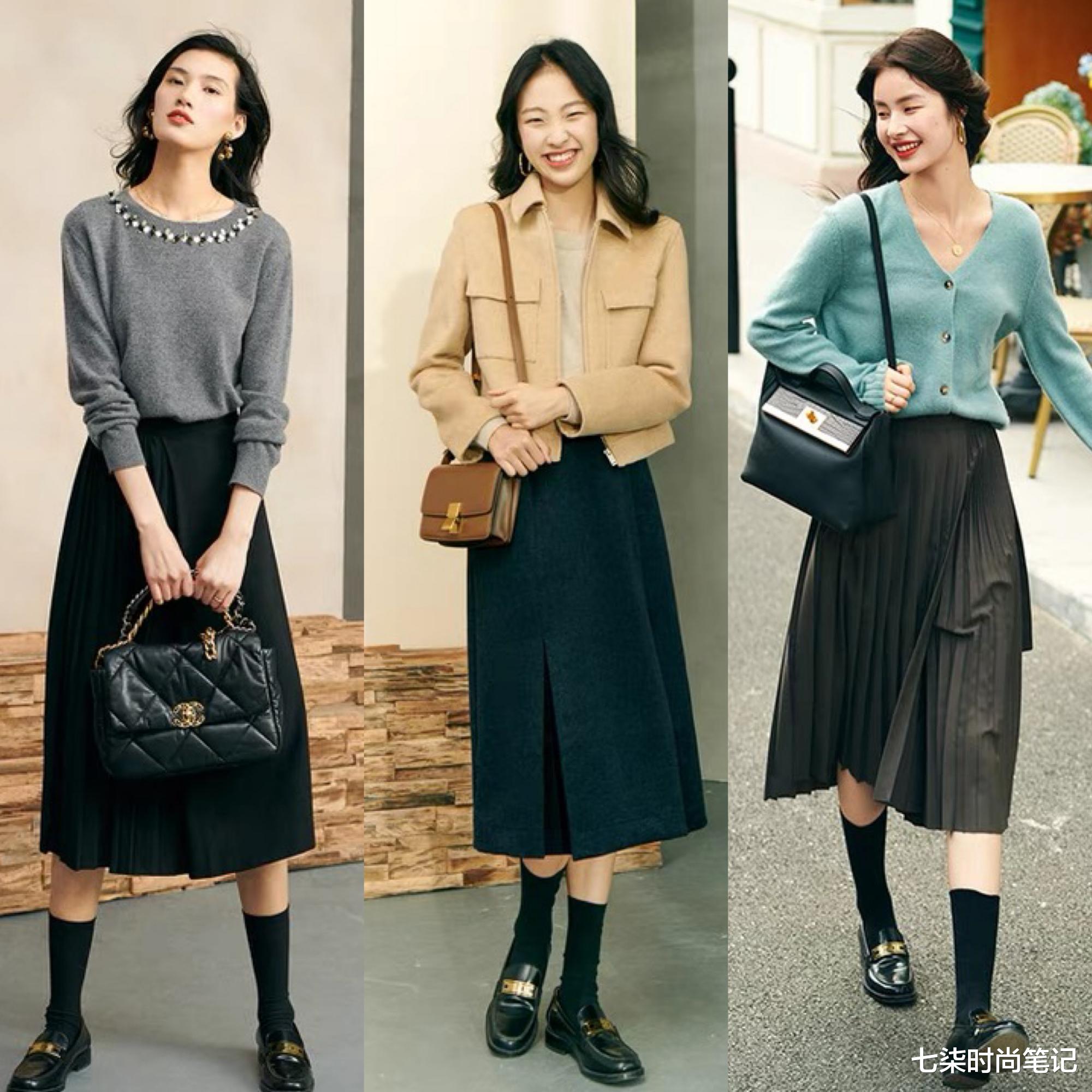 七柒时尚笔记|轻熟女生入秋穿衣别太繁琐,照搬这些穿搭,显气质又高级