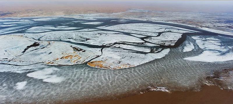 活力内蒙古 磴口即将上演“冰河乍裂”自然大片