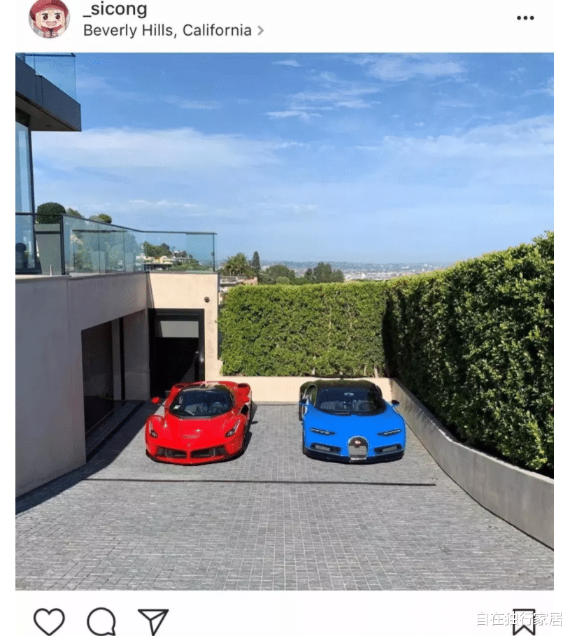 福原爱|参观王思聪的2亿豪宅，门口停的豪车，普通人一辈子都买不起