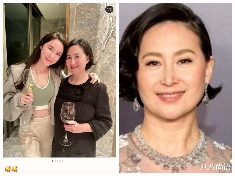 何超琼|何超琼与霍震霆聚会，穿七分袖连衣裙超抢镜，与徐勤同框气场强大