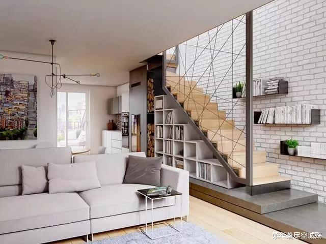 最近专为复式、Loft房设计的悬浮式楼梯，国外正在疯狂流行！