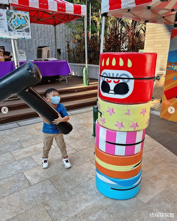 肖战|胡杏儿带俩儿子泳池疯玩，一抱一背妈妈力爆棚，母子仨同框超有爱