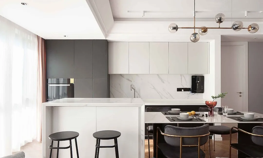 粉色|120㎡现代轻奢3室2厅，用艺术美学诠释家的优雅！