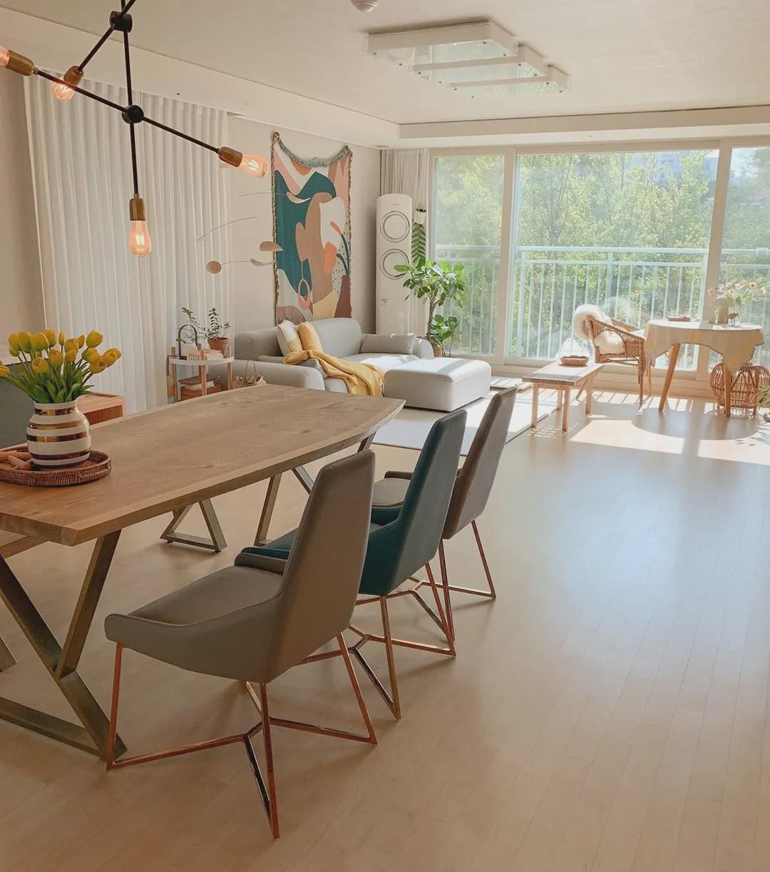 退休|原木风的韩式装修，简单大方又耐看