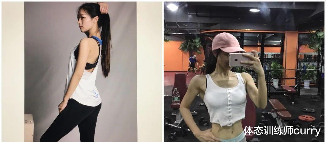 体态训练师curry|95后苏州健身妹子健身5年！成功逆袭“判若两人”！让人羡慕！