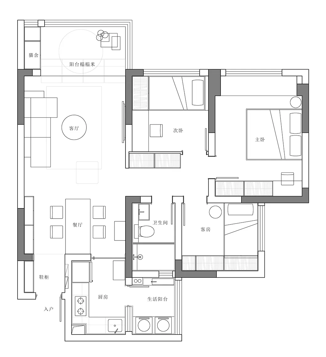 一对90后新婚夫妇的简约风，这样的配色太美了！