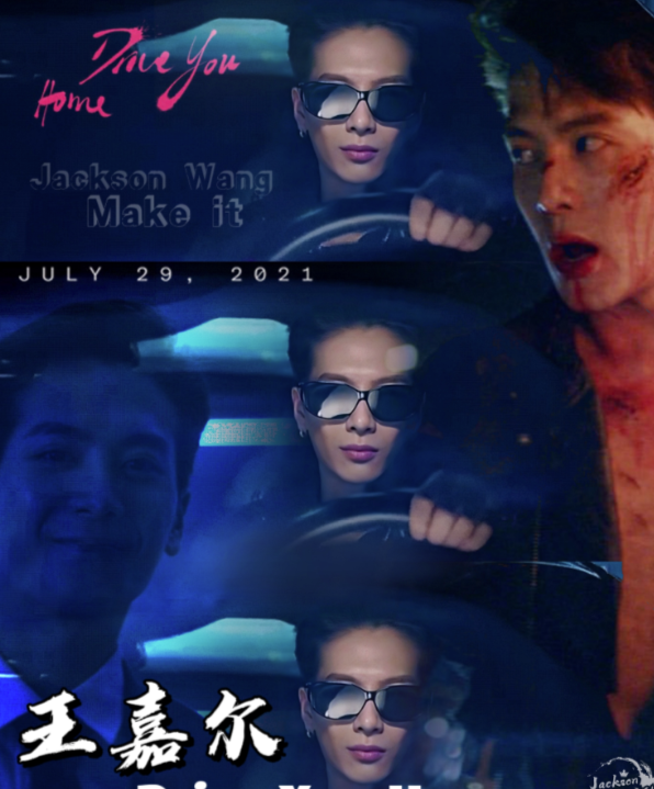 王嘉尔|王嘉尔给路过的小女孩提肩带，眼神温柔动作绅士，“救美”后自踩衣角