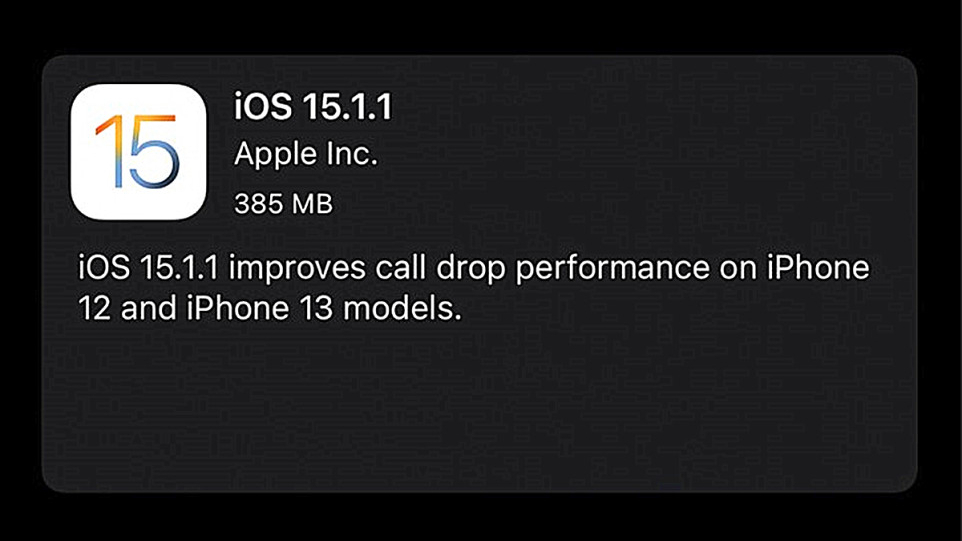 小米科技|苹果关闭iOS15.1验证通道，已升级用户无法降级，果粉很“受伤”