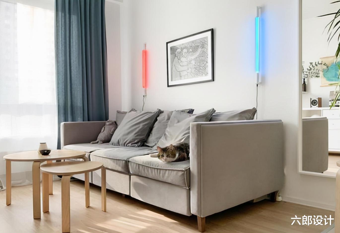 六郎设计|“穷装”40平米小公寓，清新又时尚，5w预算成就个性梦想