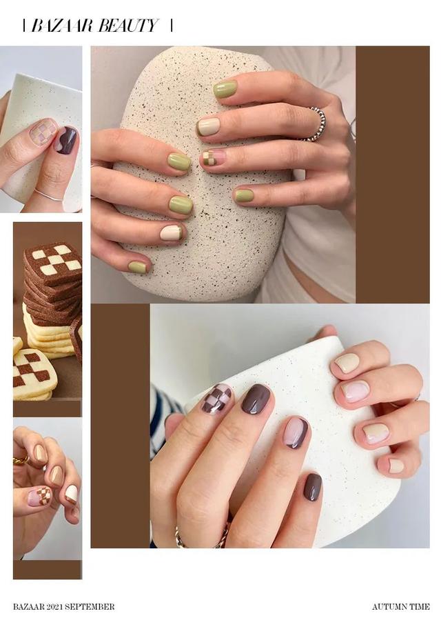 美甲|这次不挑甲形，早秋美甲模板来了