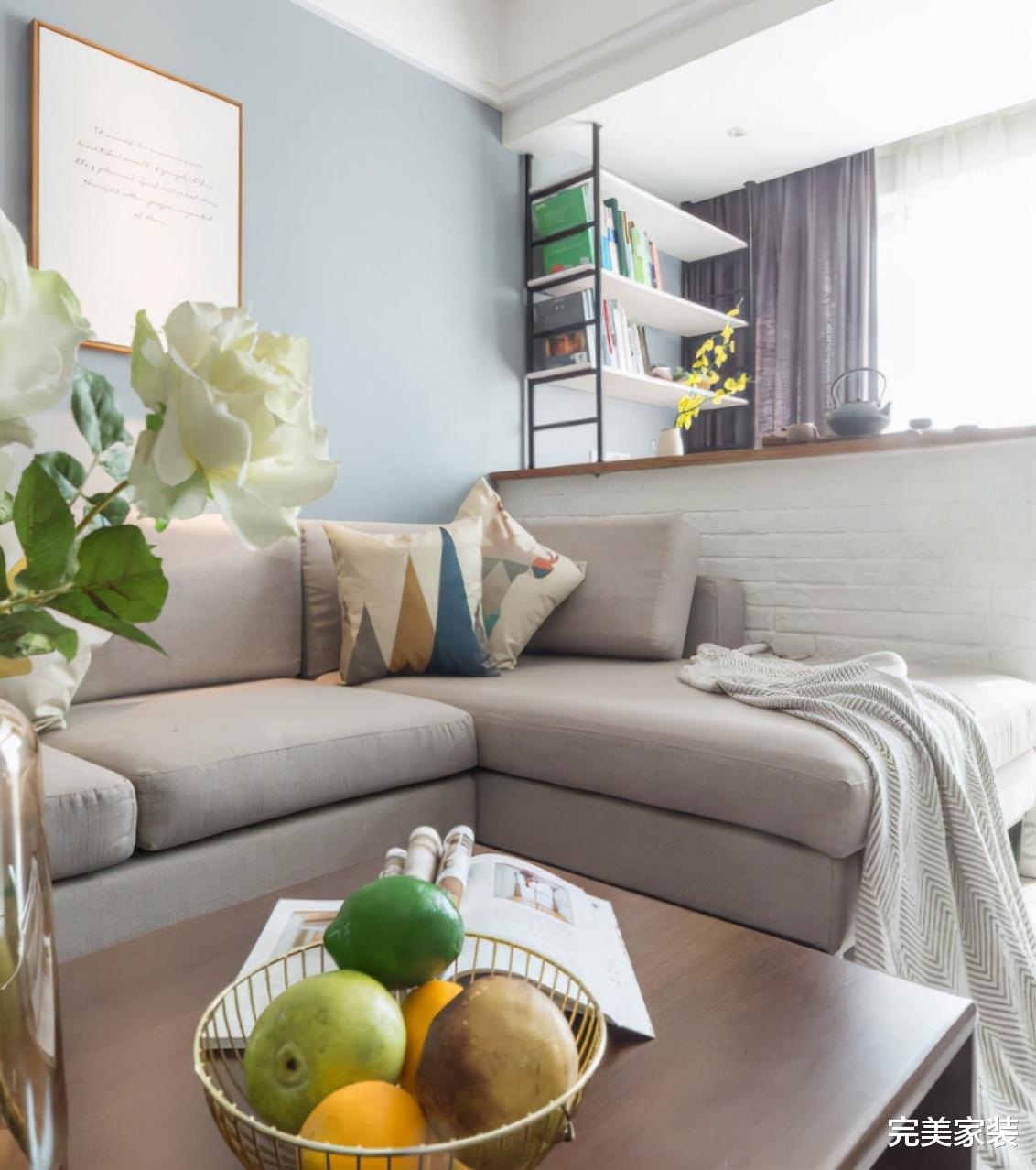 北欧三居室大改造，把阳台做成阳光吧台，构建小两口的秘密家园