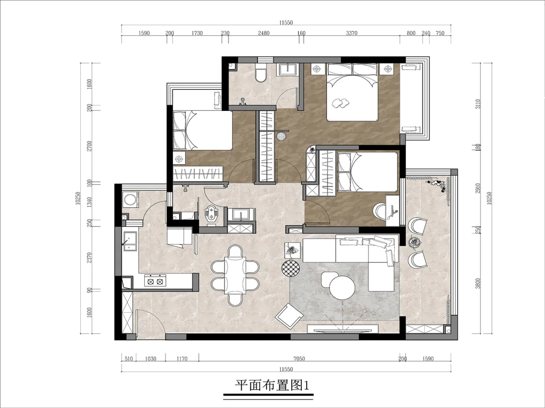 【鲁班装饰】云麓九里310㎡现代轻奢风格,空间之境。