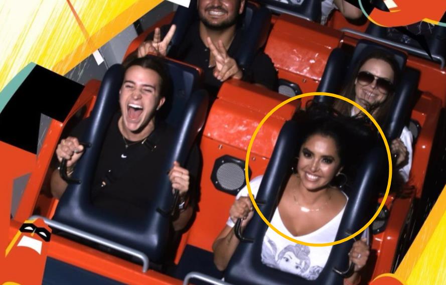 安吉丽娜·朱莉|39岁瓦妮莎坐过山车，笑容好甜！最爱陪女儿去迪士尼，排解忧伤