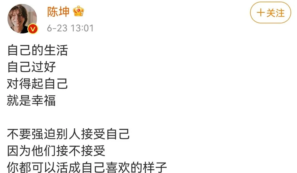 洪欣|陈坤：我就不辟谣