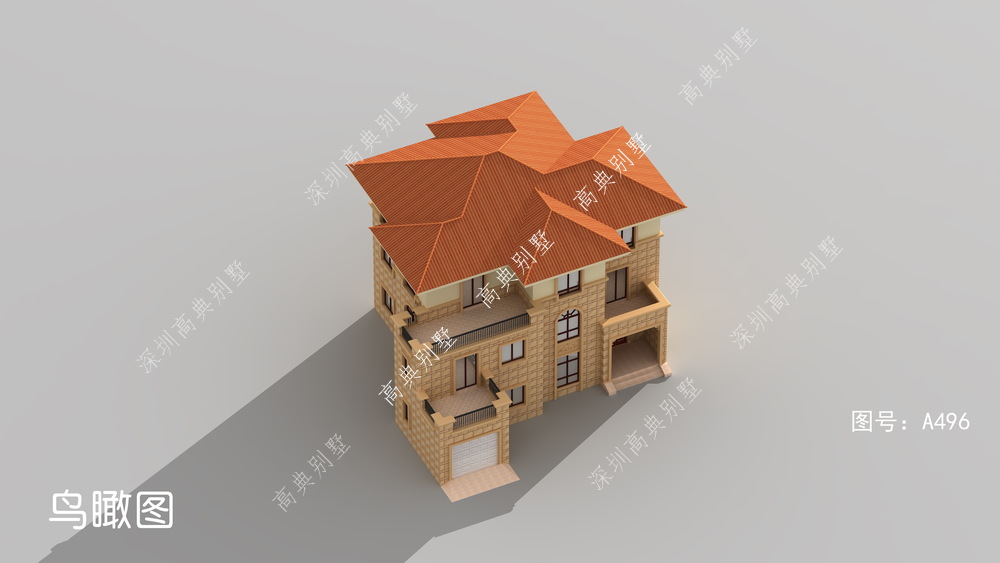 这款三层欧式别墅,颜值真的高啊,风风光光回家建。