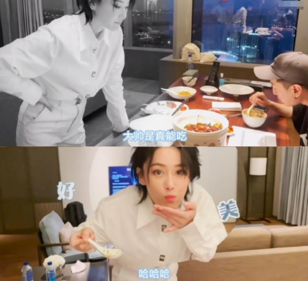 素菜|张馨予减肥失败后暴饮暴食？大口吃甜品和红烧肉，直言停不下来