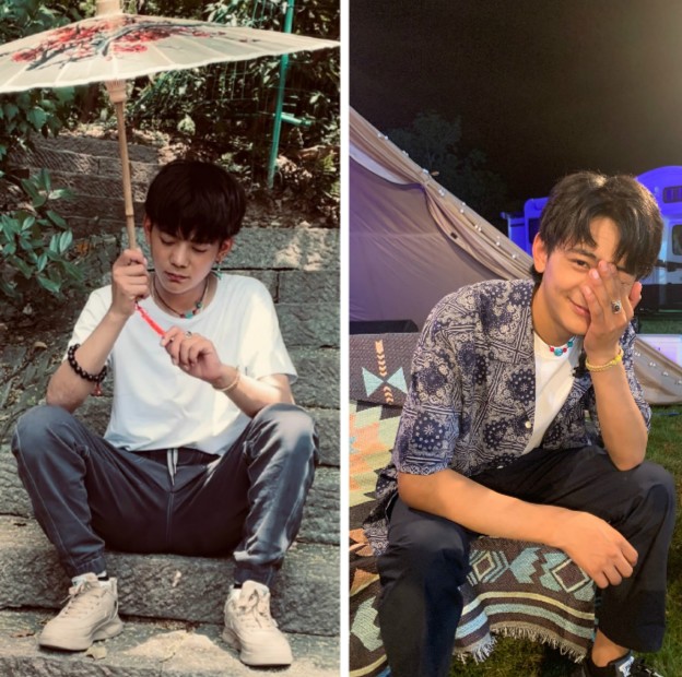 八只爪的猫|丁真出门买菜,穿裤子裤兜“缝”在外面真调皮,干净帅气少年郎