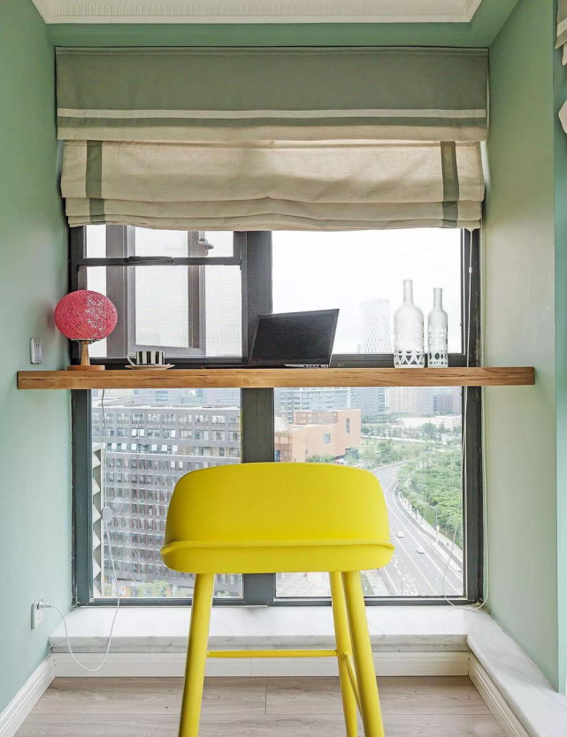 快闪店|103平幸福的三口之家，用马卡龙色系墙漆搭配清新家居