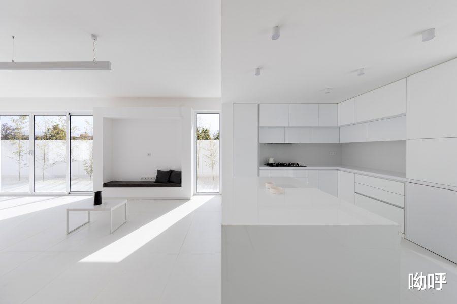 旧房翻新,伊朗当代设计,清新的薄荷绿