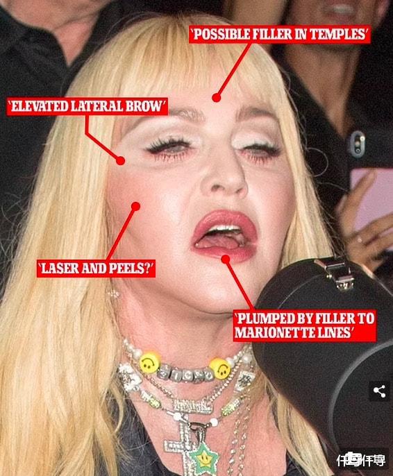 仟与仟寻 贝嫂时尚造型翻车，红黄绿三色高度抢镜，难掩整容过度憔悴脸