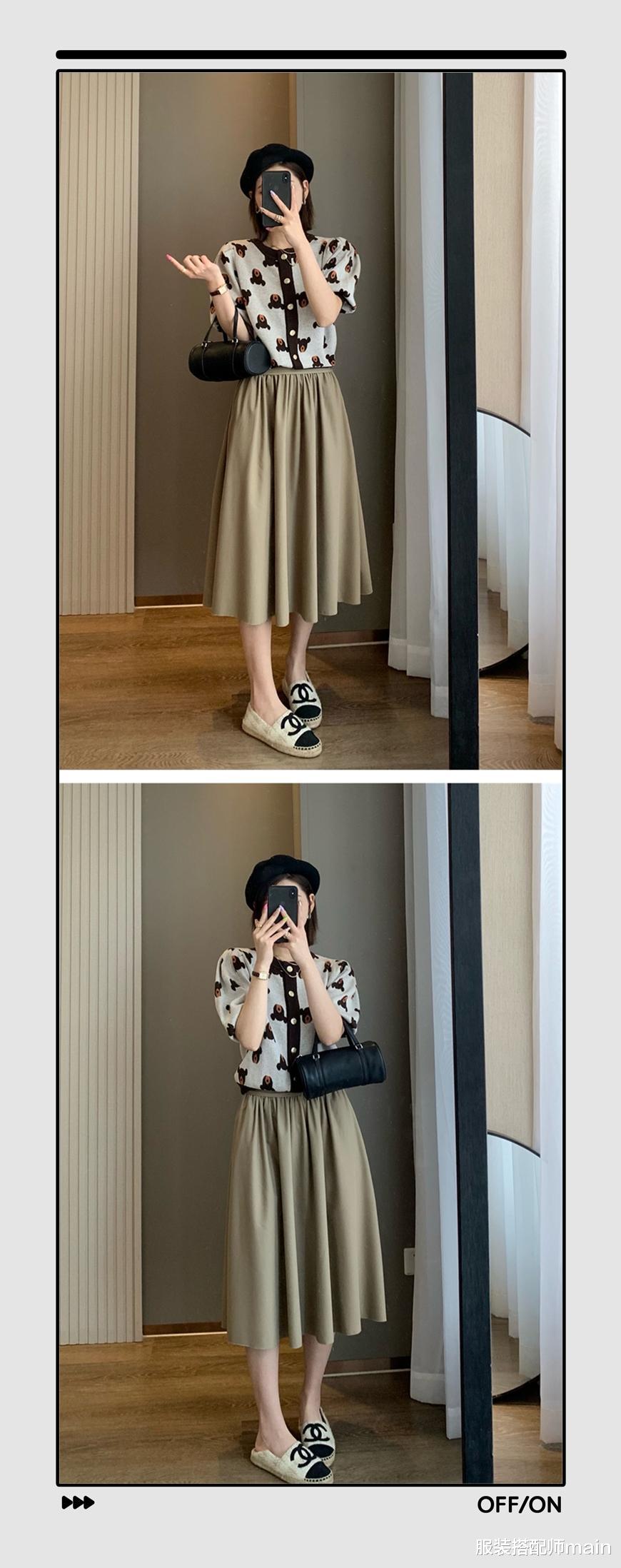 服装搭配师main|你的早秋衣橱必须要有一件针织短袖!比T恤时髦,比外套凉快