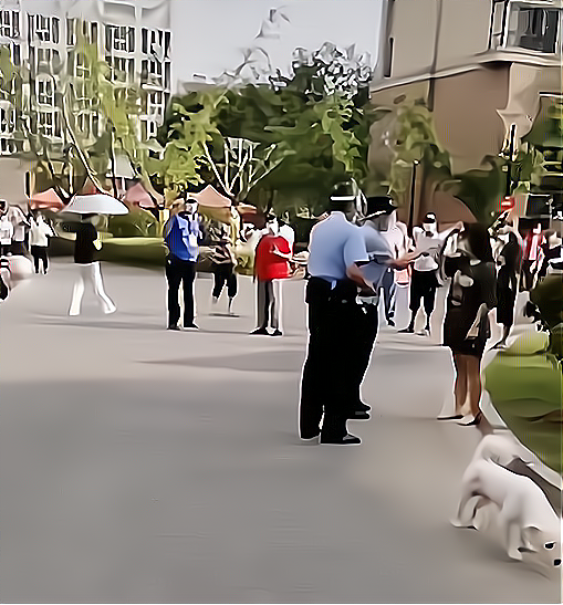 扬州 扬州女子测核酸带狗不拴绳，不听劝告还袭警，比徽州宴老板娘更狂