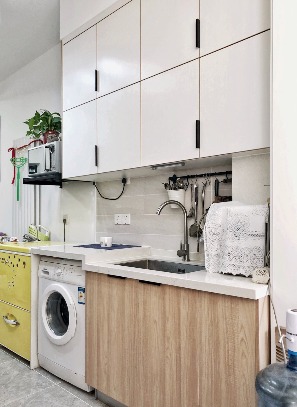 姐姐|37㎡简约一居，合理规划榨干每寸空间，住下一家四口不拥挤，跪服！